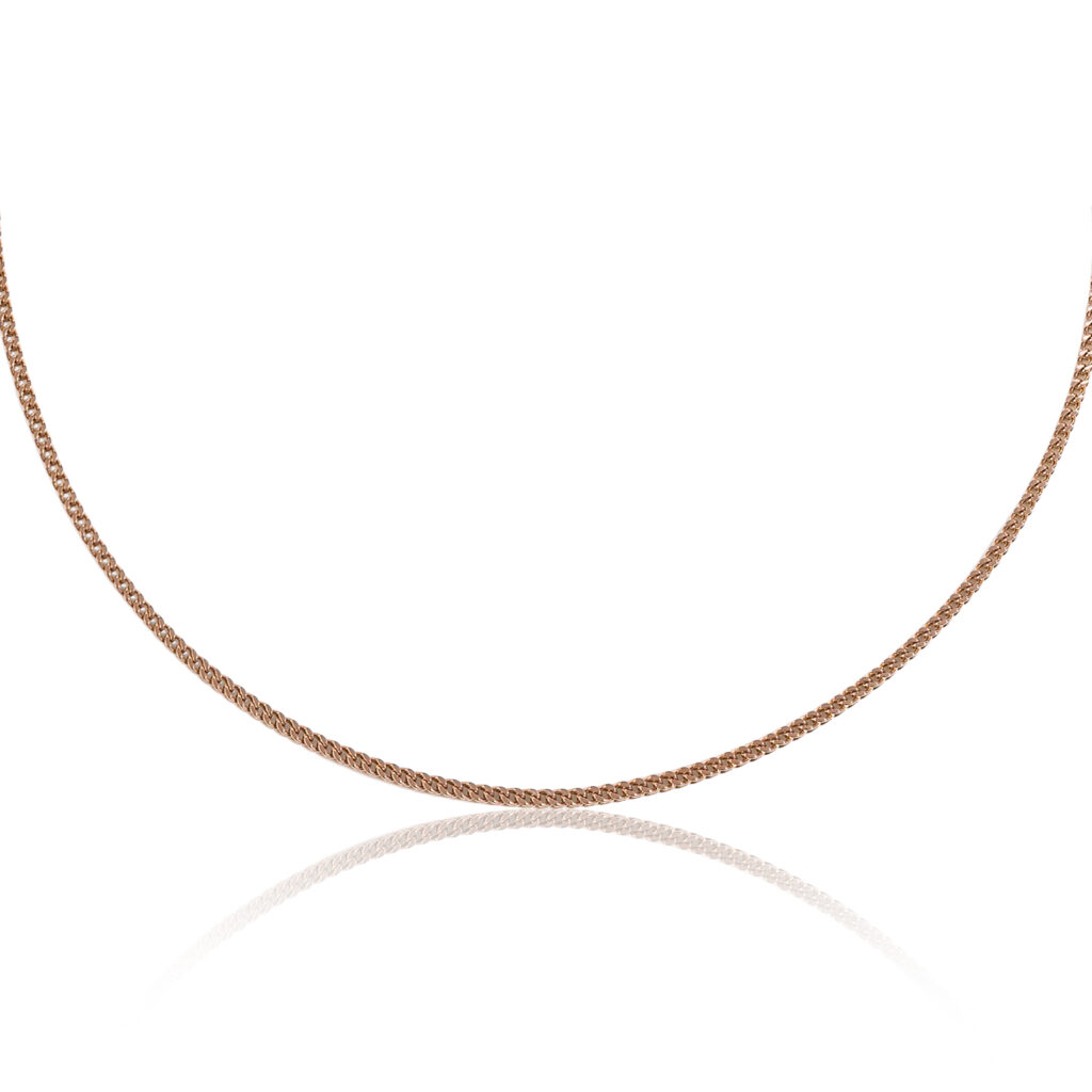 שרשרת אחידה בציפוי רוז גולד לגברים – תכשיט קלאסי מבית C-vera