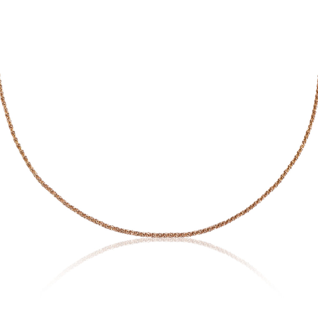 שרשרת רוז גולד דקה בעובי 3 מ"מ – תכשיט נשי ויוקרתי מבית C