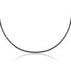 ⁦שרשרת גורמט שחור לגבר 3.5mm⁩ – תמונה ⁦2⁩