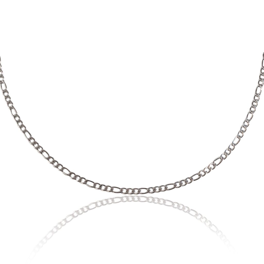 שרשרת גורמט דקה בעובי 2 מ״מ מכסף 925 לגברים – תכשיט אופנה מעוצב בעבודת יד מבית C-vera