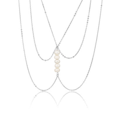 שרשרת בטן ליום יום מכסף