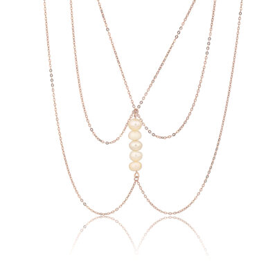 שרשרת בטן ליום יום מרוז גולד