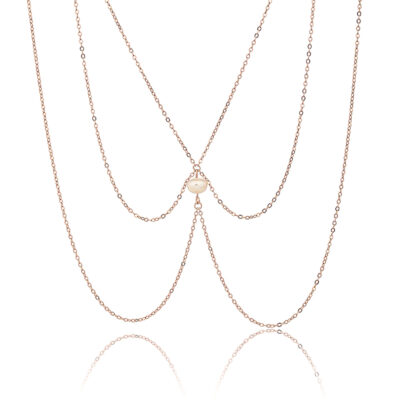 שרשרת בטן ייחודית מרוז גולד